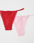 Nelly - Punainen - Loveable 2-Pack Thong