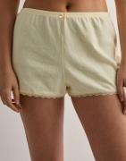 Hunkemöller - Keltainen - Short Pointelle Lace