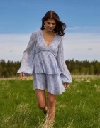 Nelly - Kukallinen - Fine Pleated Dress