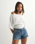 Nelly - Sininen - Low Waist Jeans Shorts