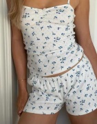 Nelly - Valkoinen - Cute Print Shorts