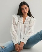 Neo Noir - Valkoinen - Mauri S Voile Blouse