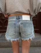 One Teaspoon - Sininen - Dukes Low Waist Denim Short