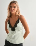 Gina Tricot - Valkoinen - Satin singlet