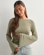 Nelly - Vihreä - Gorgeous Wide Sleeve Sweater