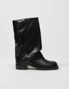 Nelly - Musta - Low Shaft Scrunch Boot