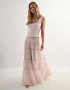 Neo Noir - Vaaleanpunainen - Felicia S Voile Skirt