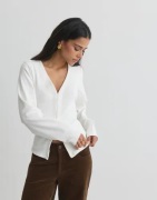 Nelly - Valkoinen - Waist Focus Cardigan