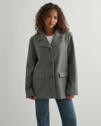 Pieces - Harmaa - Pcbianca Ls Blazer Jacket Noos