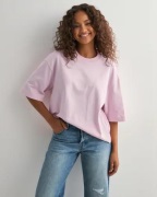 Gina Tricot - Vaaleanpunainen - Basic boxy tee