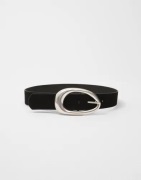 Only - Musta - Onldido Statement Buckle Jeans Belt