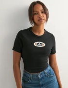 Adidas Originals - Musta - Cut Out Rib Tee