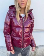 Nelly - Punainen - Everyday Shiny Puffer Jacket