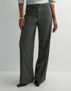 Vero Moda - Harmaa - Vmtexas Mw Straight Pant Noos