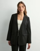 Only - Musta - Onlelly Life L/S Ovs Tie Blazer Tlr