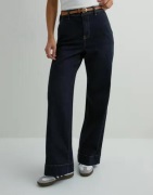 Only - Sininen - Onlmadison Hw Wide Belt Dnm Gua