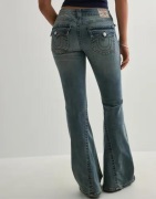 True Religion - Sininen - Joey Low Rise Flare