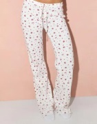 Nelly - Punainen - Cute Print Pants