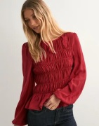 Nelly - Punainen - My Best Smock Blouse