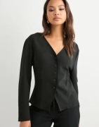 Only - Musta - Onlclever Life L/S Fit Blazer Tlr