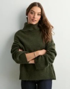 Gina Tricot - Vihreä - Long sleeve knitted sweater