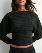 Nelly - Musta - Structure Sheer LS Top