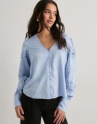 Vero Moda - Sininen - Vmthea Ls Top Wvn Ga