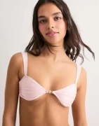 Nelly - Vaaleanpunainen - Luxurious Curved Bikini Top