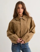 Pieces - Ruskea - Pcbabett Corderoy Denim Bomber