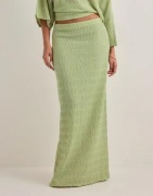 Nelly - Vihreä - Elegant Structure Maxi Skirt