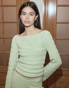 Nelly - Vihreä - Elegant Structure Ls Top