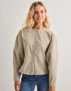 Vero Moda - Beige - Vmklea Ls O-Neck Cardigan Jrs Ga