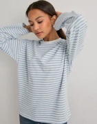 Pieces - Sininen - Pcsadie Ls Top Noos