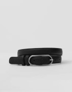 BECKSÖNDERGAARD - Musta - Grain Nola Leather Belt
