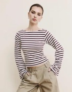 Nelly - Ruutu/Raita - Stripe Wide Sleeve Top