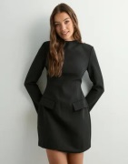 Malina - Musta - Leanna High Neck Mini dress