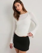 Nelly - Musta - Mini Shorts Skirt