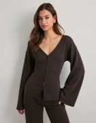 Nelly - Ruskea - Luxury Waist Focus Cardigan