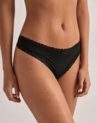 DORINA - Musta - Essential Microfibre THONG