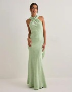 Neo Noir - Vihreä - Fiona Pattern Satin Dress