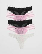 Hunkemöller - Musta - 5-pack Fashion