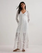 Vero Moda - Valkoinen - Vmkennedy Ls Ankle Dress Jrs Exp