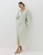 Nelly - Vihreä - Smock Detail dress