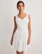 Vero Moda - Valkoinen - Vmjamie Sl Short Dress Wvn