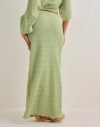 Nelly - Vihreä - Elegant Structure Maxi Skirt
