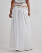 Nelly - Valkoinen - My Lace Detail Skirt