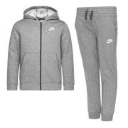 Nike Sweat Suit Core NSW - Harmaa/Harmaa/Valkoinen Lapset