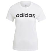 adidas T-paita Loungewear Essentials - Valkoinen/Musta Nainen