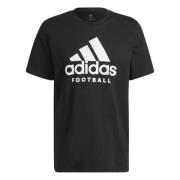 adidas T-paita Jalkapallo - Musta/Valkoinen