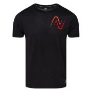 New Balance Juoksu-t-paita Graphic Impact Run - Musta/Punainen